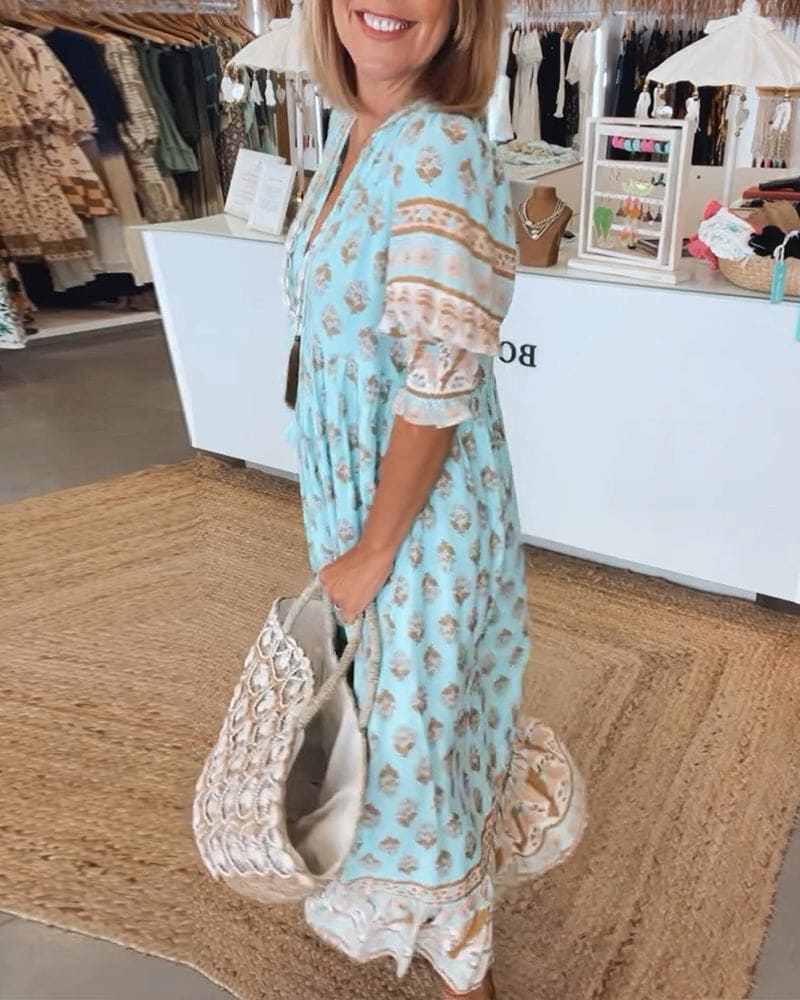 GraceBloom™ | Elegant Floral Dress