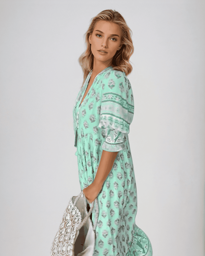 GraceBloom™ | Elegant Floral Dress