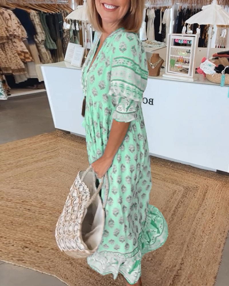GraceBloom™ | Elegant Floral Dress