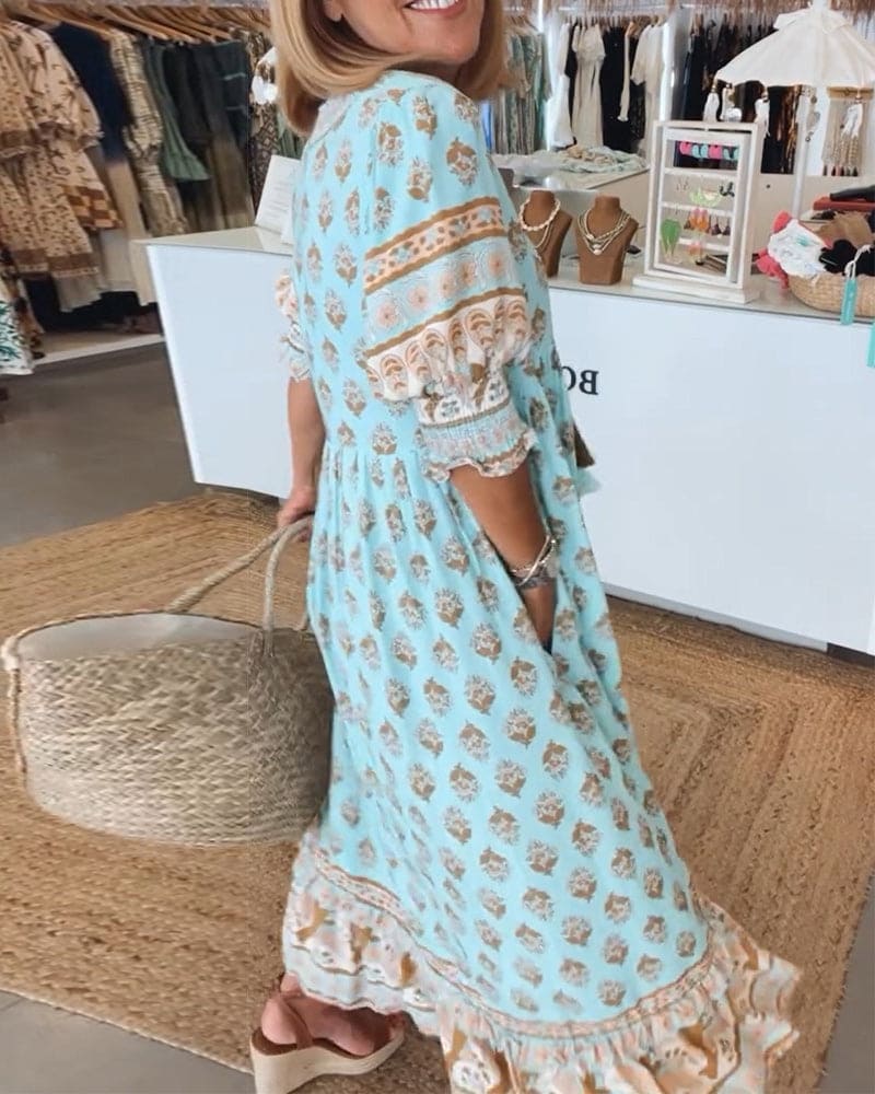 GraceBloom™ | Elegant Floral Dress