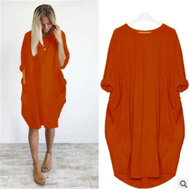 Moonlit Comfort | Luna Relaxed Dress