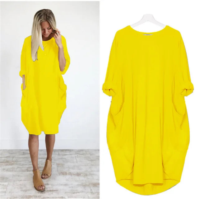 Moonlit Comfort | Luna Relaxed Dress