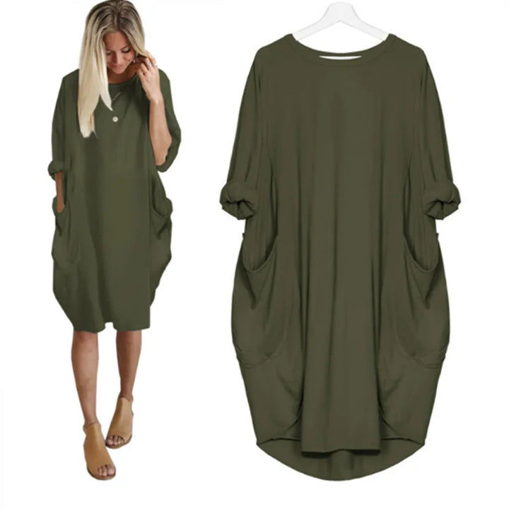 Moonlit Comfort | Luna Relaxed Dress