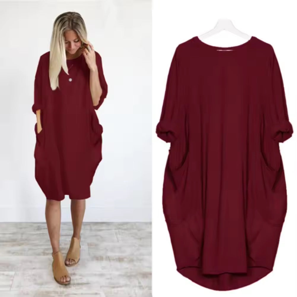 Moonlit Comfort | Luna Relaxed Dress