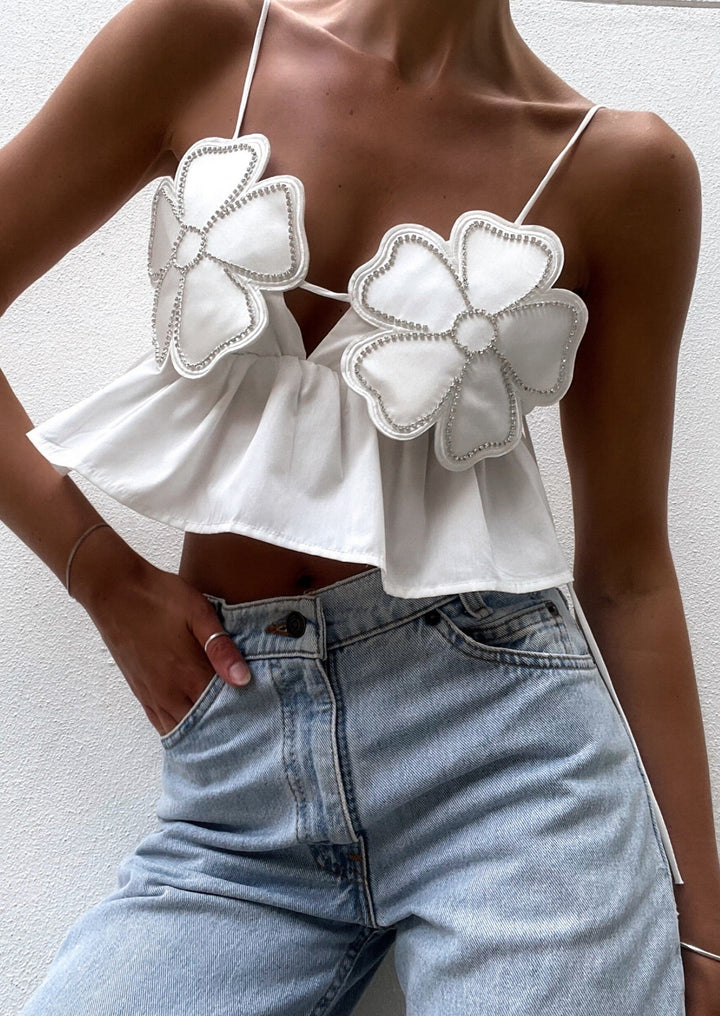Arabella Grace | Arabella Top (White)