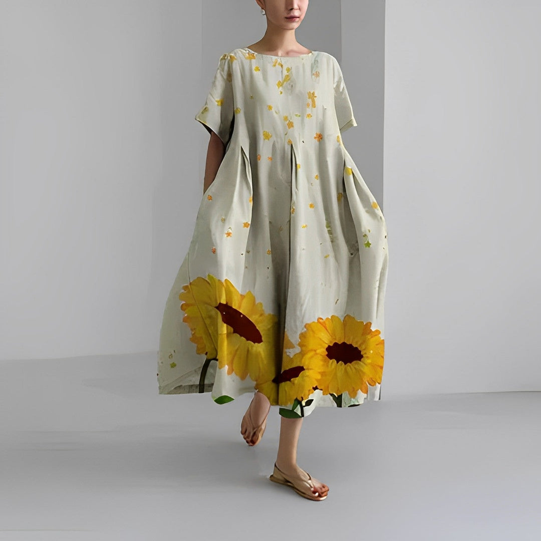 Floral Grace | Noora Spring Maxi Dress