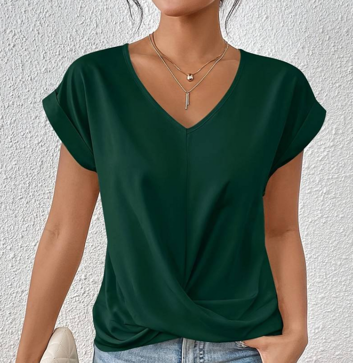 Timeless Basics | Ione V-Neck Top