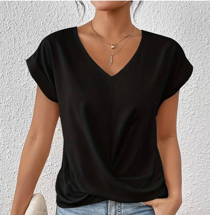 Timeless Basics | Ione V-Neck Top