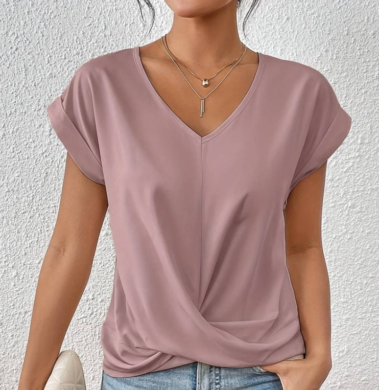 Timeless Basics | Ione V-Neck Top