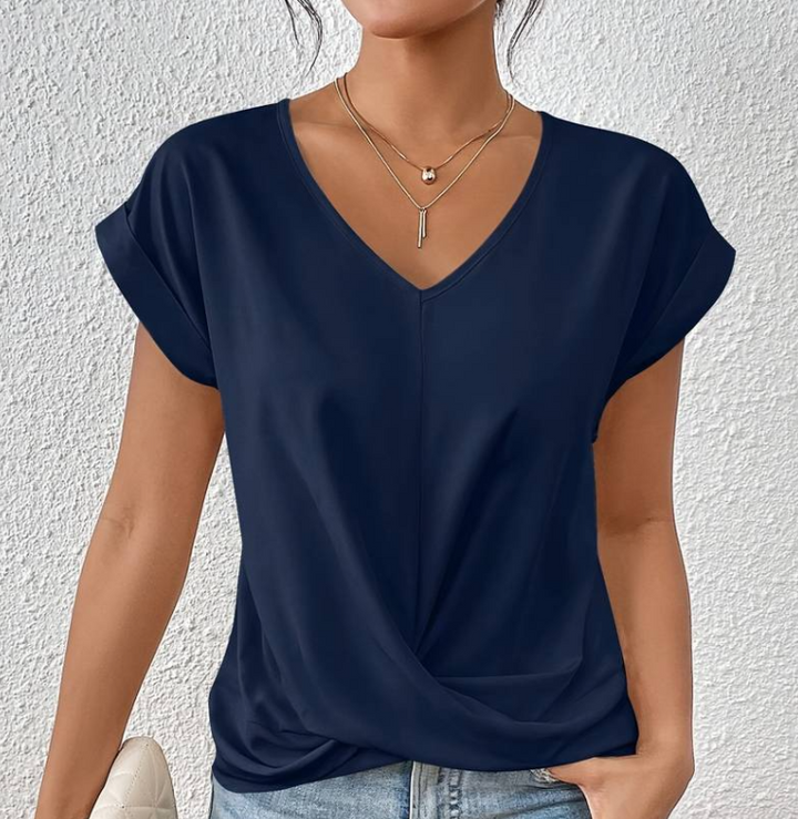 Timeless Basics | Ione V-Neck Top
