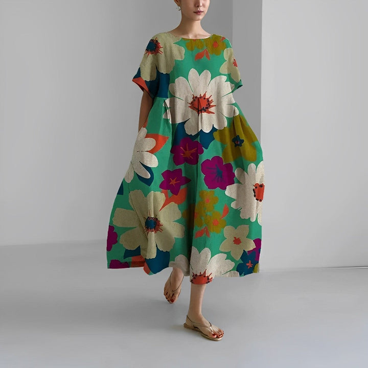 Floral Grace | Noora Spring Maxi Dress